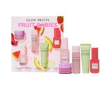 Glow Recipe - Fruit Babies Bestsellers Kit - Mini Travel Size Beauty Essentials - Avocado Foam Cleanser, Niacinamide Dew Drops Serum, Pore-Tight Toner, Salicylic Serum, Hyaluronic Acid Cream